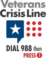 Veterans Crisis Line. Dial 988, then press 1.